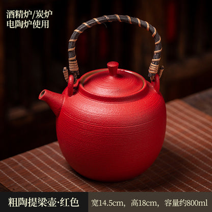 Ceramic Japanese style wine warmer, tea warmer, outdoor camping candle, tea boiling, small oven, wine ironing set